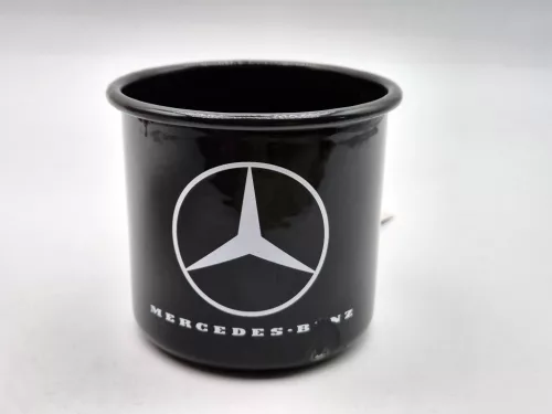 Mercedes Benz - Truck drivers only -  Quality lasts longer - kovový hrnček - chybný