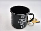 Mercedes Benz - Truck drivers only -  Quality lasts longer - kovový hrnček - chybný