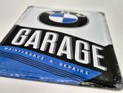 BMW Garage garáž retro kovový plagát  kov pohľadnica tabuľa  (10x14cm)