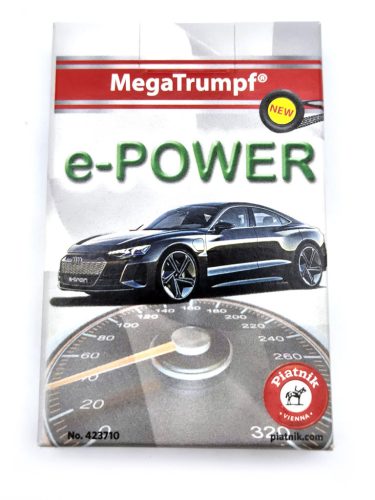 e-Power elektrické auto automobilové karty