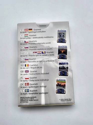 RACE CARS - F1 - kvarteto pretekárske autá - kartová hra