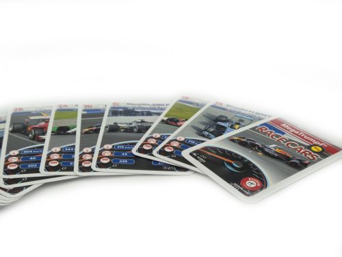 RACE CARS - F1 - kvarteto pretekárske autá - kartová hra