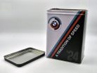 BMW motocykelsport " A tradition of speed " kovová krabica úložný box