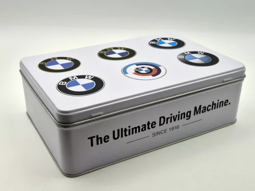 BMW Logo Evolution kovová krabica úložný box