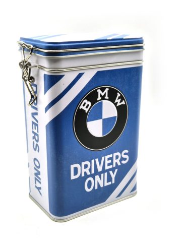 BMW Drivers only kovová krabica úložný box