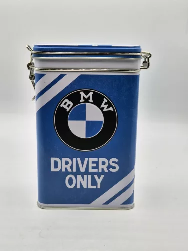 BMW Drivers only kovová krabica úložný box