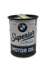 BMW Superior motocykel oil kovová sud pokladnička krabica skladovanie