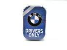 BMW Drivers only - modrá - kovová bonboniéra kovová krabica (15g)