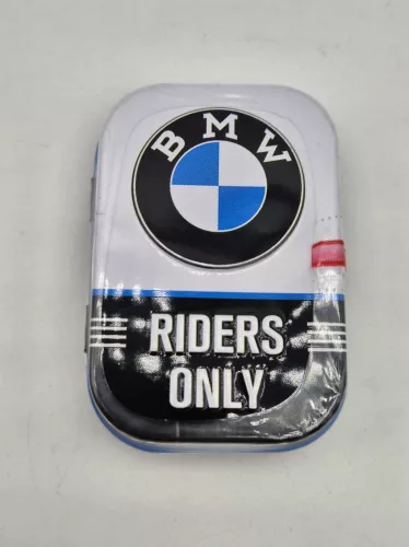 BMW Riders only kovová bonboniéra kovová krabica (15g)