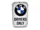 BMW Drivers only - biela - kovová bonboniéra kovová krabica (40g)