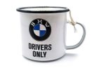 BMW - Drivers only - kovový hrnček