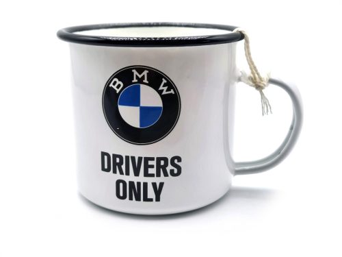 BMW - Drivers only - kovový hrnček