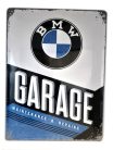 BMW Garage kovový plagát  kovová tabuľa (30x40cm)