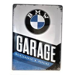 BMW Garage kovový plagát  kovová tabuľa (30x40cm)