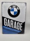 BMW Garage kovový plagát  kovová tabuľa (30x40cm)