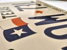Americká kovová ŠPZ - Texas