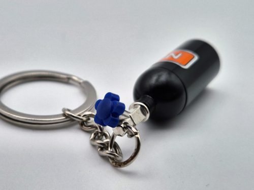 NOS nitro fľašu - čierna - kľúčenka