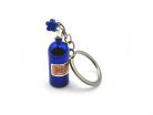 NOS nitro fľašu - modrá - kľúčenka
