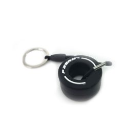 F1 Formula 1 pneumatika – kľúčenka – biela