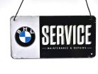 BMW Service visiace kovový plagát  kovová tabuľa (20x10cm)