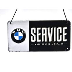   BMW Service visiace kovový plagát  kovová tabuľa (20x10cm)