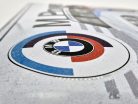 BMW E30 M3 M power - kovový plagát  kovová tabuľa (40x30cm)