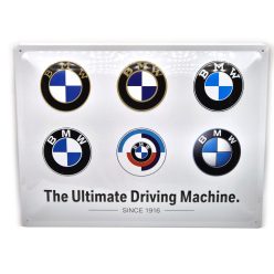   BMW The Ultimate Driving Machine - kovový plagát  kovová tabuľa (40x30cm)