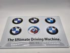 BMW The Ultimate Driving Machine - kovový plagát  kovová tabuľa (40x30cm)