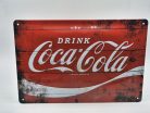 Drink Coca - Cola - kovový plagát  kovová tabuľa (30x20 cm)