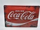 Drink Coca - Cola - kovový plagát  kovová tabuľa (30x20 cm)