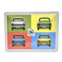Trabant Trabi - kovový plagát  kovová tabuľa  (20x15cm)