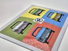 Trabant Trabi - kovový plagát  kovová tabuľa  (20x15cm)