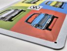 Trabant Trabi - kovový plagát  kovová tabuľa  (20x15cm)