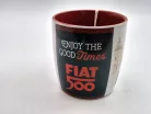 Fiat 500 - Enjoy the good times - keramický hrnček