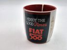 Fiat 500 - Enjoy the good times - keramický hrnček