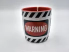 Warning - Genius at work - keramický hrnček