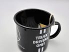 Mercedes Benz - Truck drivers only -  Quality lasts longer - kovový hrnček