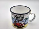 Volkswagen VW Transporter T1 - Life at the beach - kovový hrnček