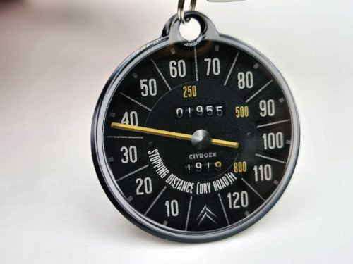 Citroen kilometrová hodina kľúčenka