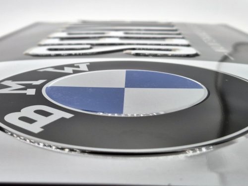 BMW Service kovový plagát  kovová tabuľa (50x25cm)
