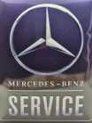 Mercedes - Benz service - kovový plagát  kovová tabuľa (30x40cm)