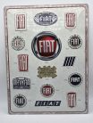 Fiat Logo - kovový plagát  kovová tabuľa (30x40cm)