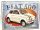 Fiat 500 - kovový plagát  kovová tabuľa (40x30cm)