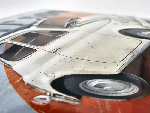 Fiat 500 - kovový plagát  kovová tabuľa (40x30cm)