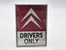Citroen Drivers Only magnetka