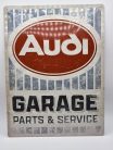 Audi Garage - kovový plagát  kovová tabuľa (30x40cm)