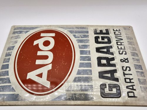 Audi Garage - kovový plagát  kovová tabuľa (30x40cm)