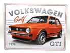 Volkswagen Golf GTI - kovový plagát  kovová tabuľa