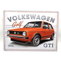 Volkswagen Golf GTI - kovový plagát  kovová tabuľa