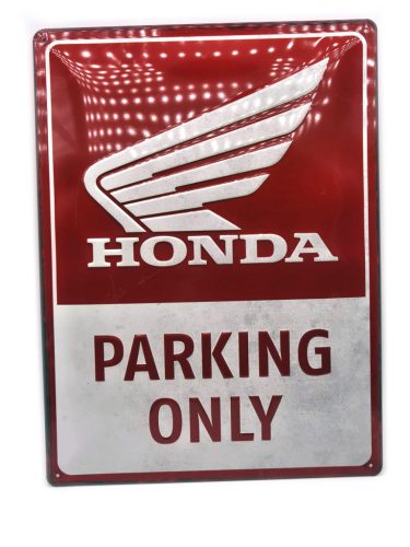 Honda Parking Only - kovový plagát  kovová tabuľa (30x40cm)